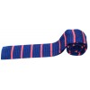 Blue Striped Knitted Tie