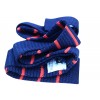 Blue Striped Knitted Tie
